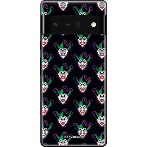 DC Comics The Joker Logo Pattern Google Pixel 6 Pro Skin